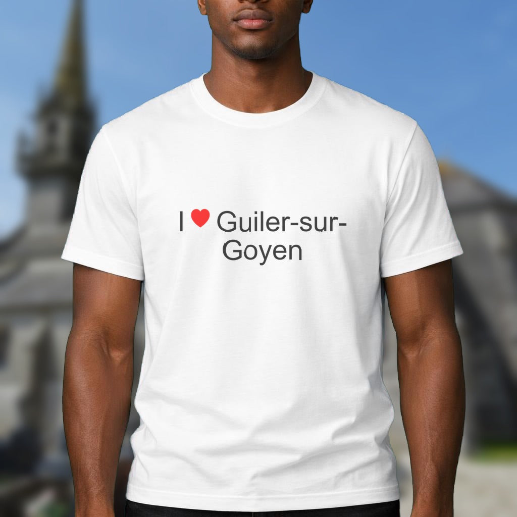 T-shirt I love guiler-sur-goyen