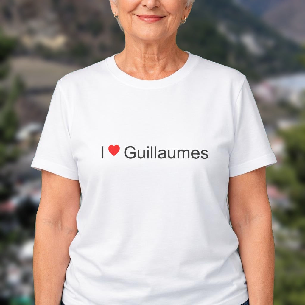 T-shirt I love guillaumes