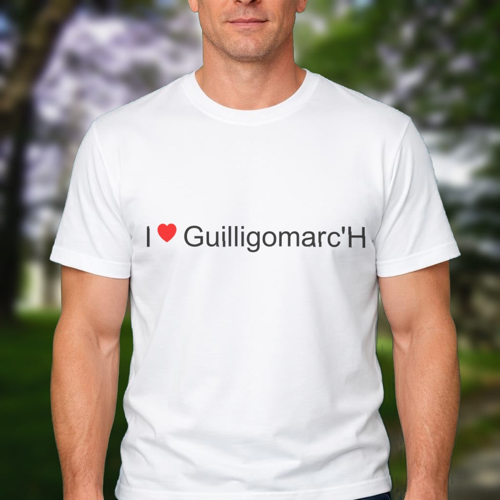 T-shirt I love guilligomarc'h