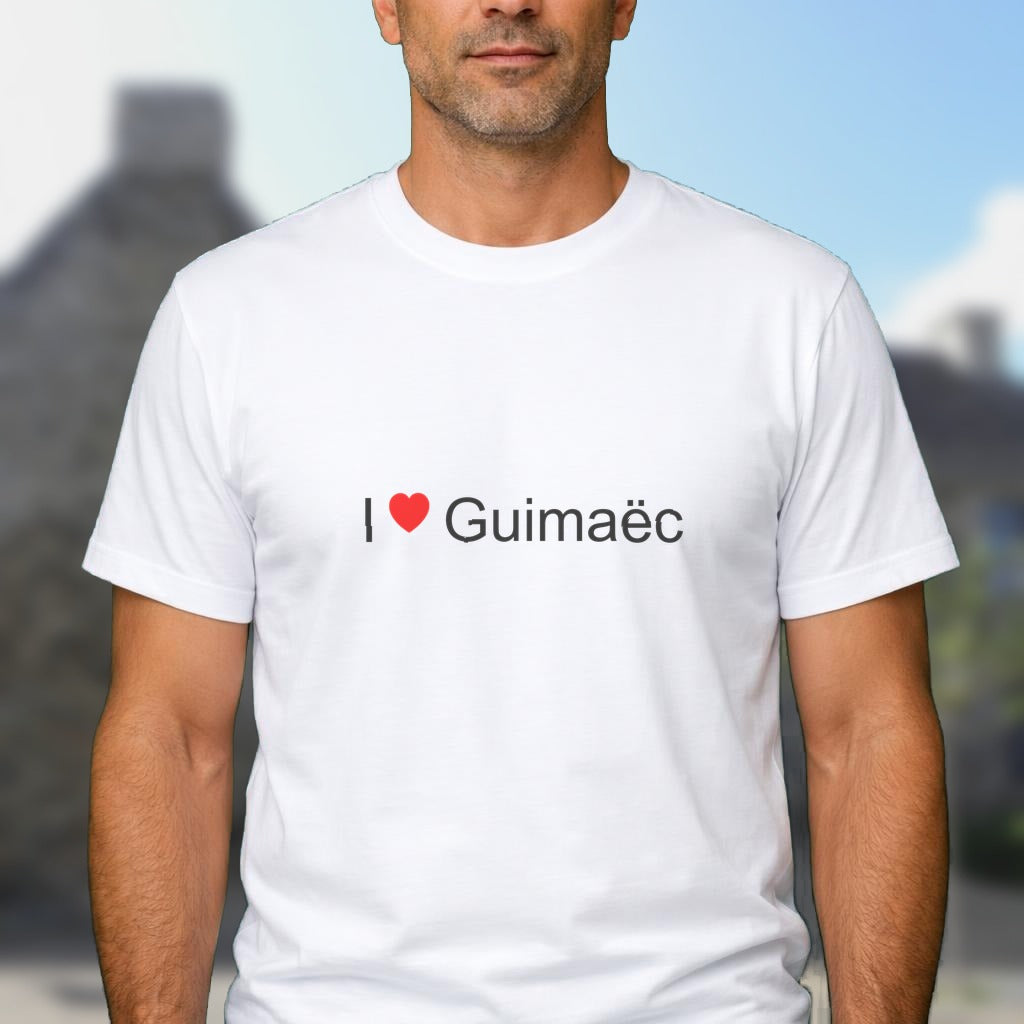 T-shirt I love guimaëc