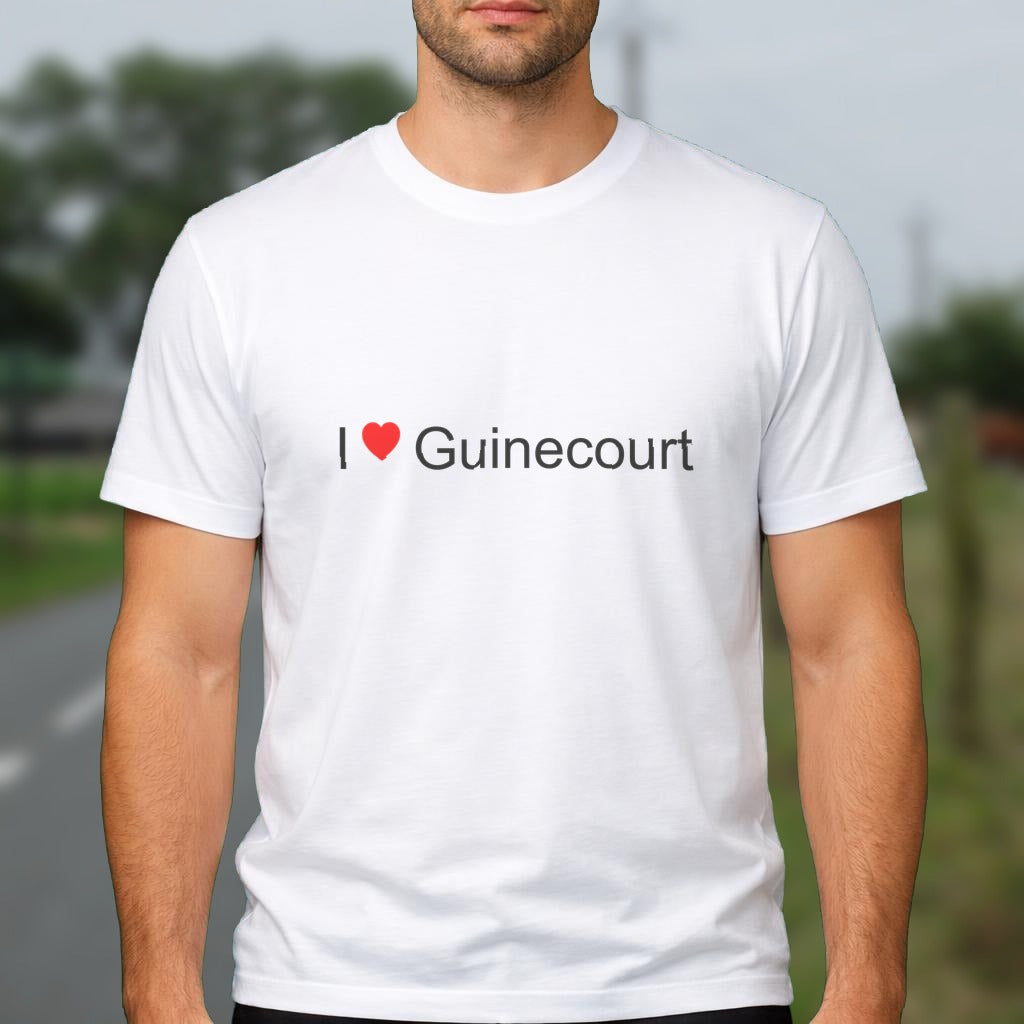 T-shirt I love guinecourt