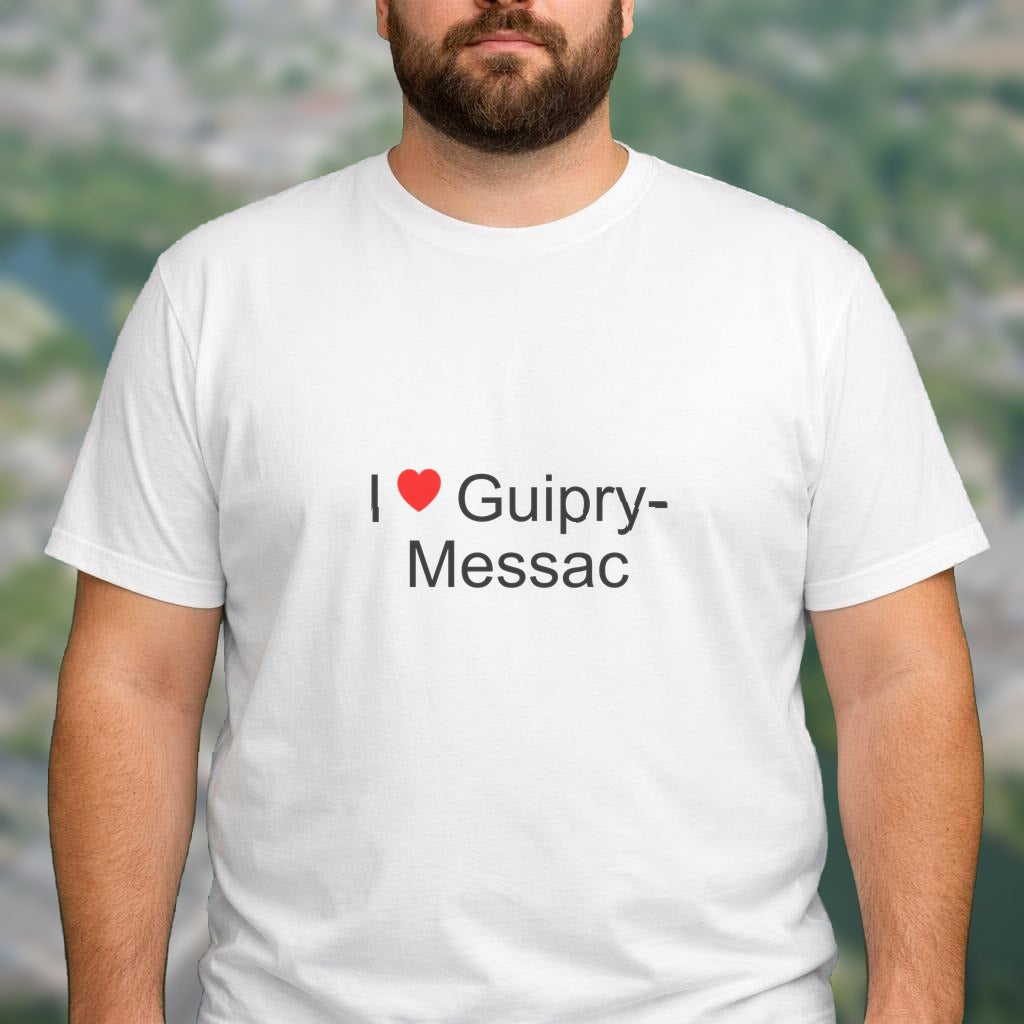 T-shirt I love guipry-messac