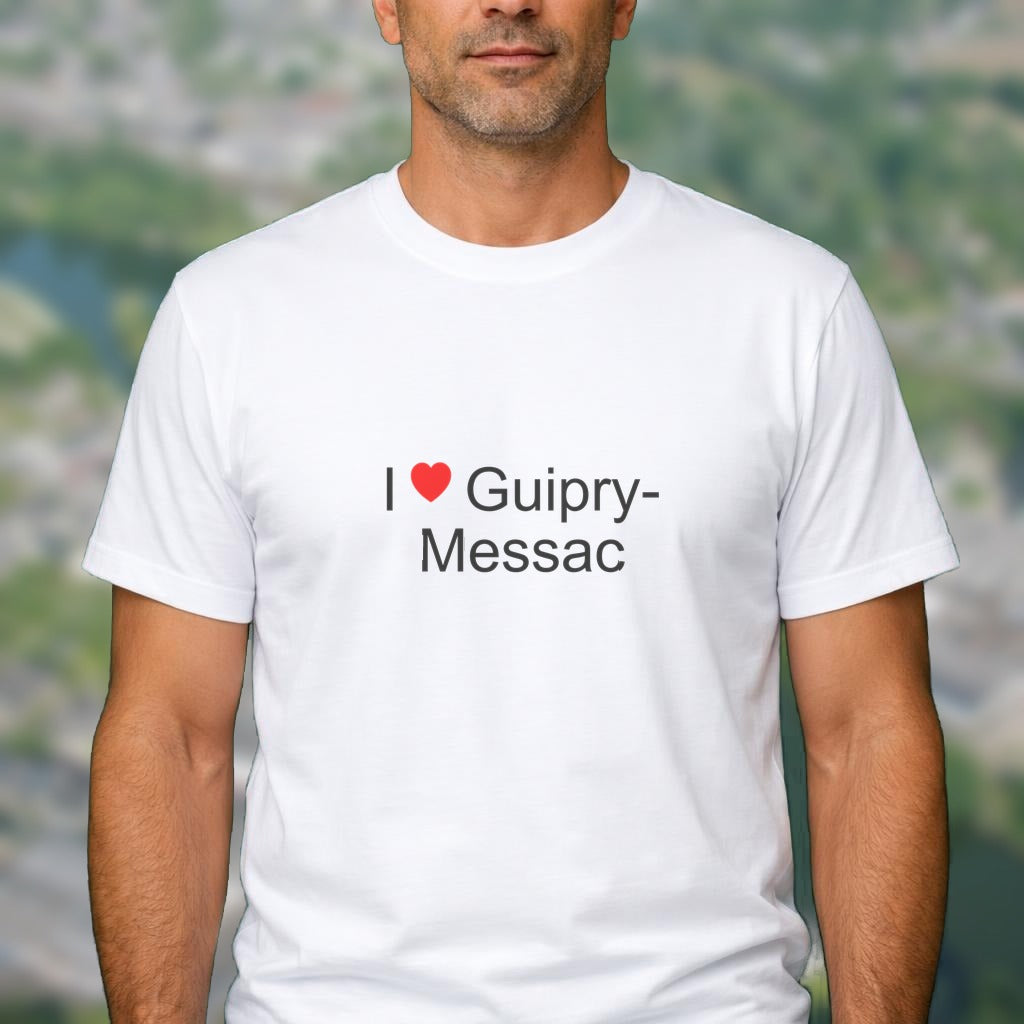 T-shirt I love guipry-messac