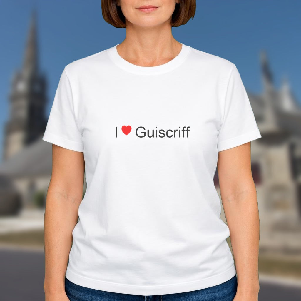 T-shirt I love guiscriff