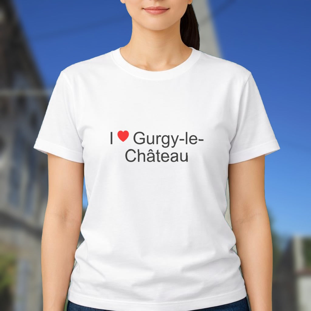 T-shirt I love gurgy-le-château