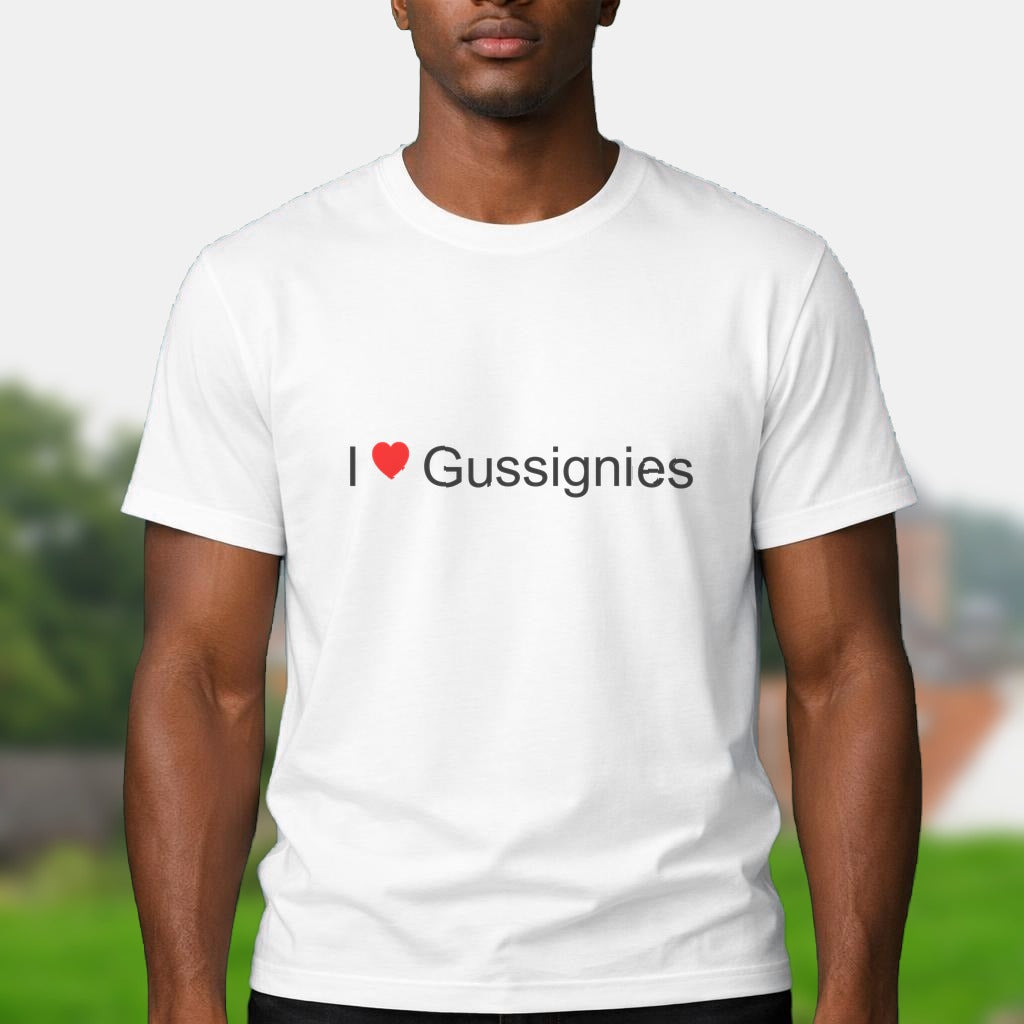 T-shirt I love gussignies