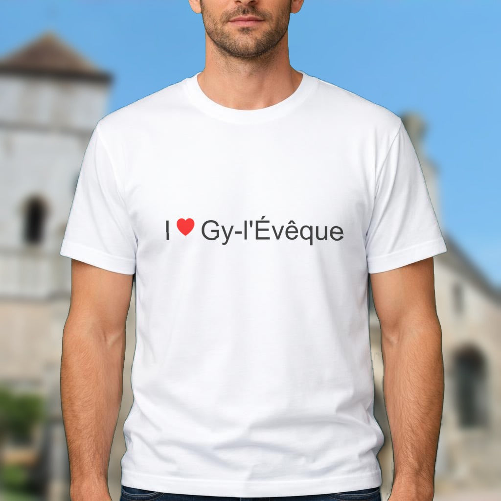 T-shirt I love gy-l'évêque