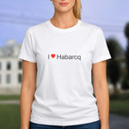 T-shirt I love habarcq