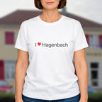 T-shirt I love hagenbach