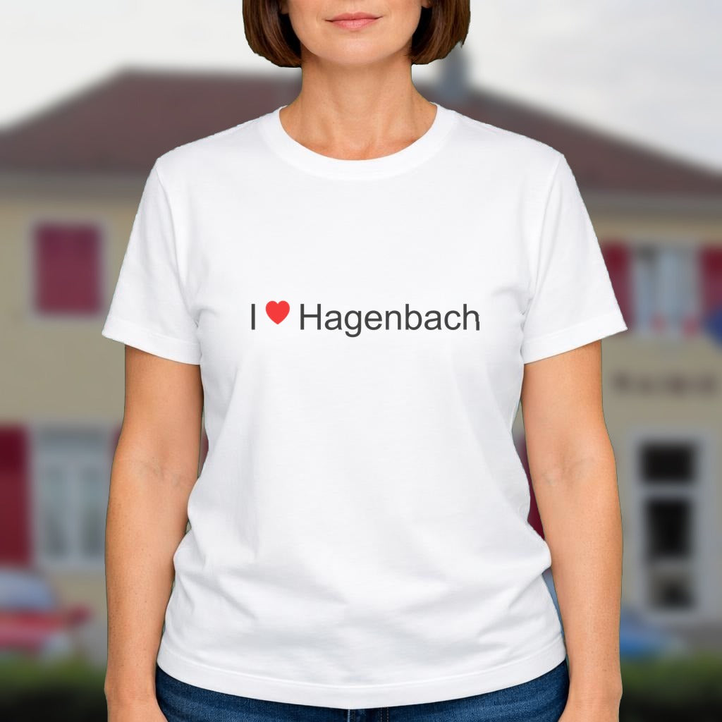 T-shirt I love hagenbach