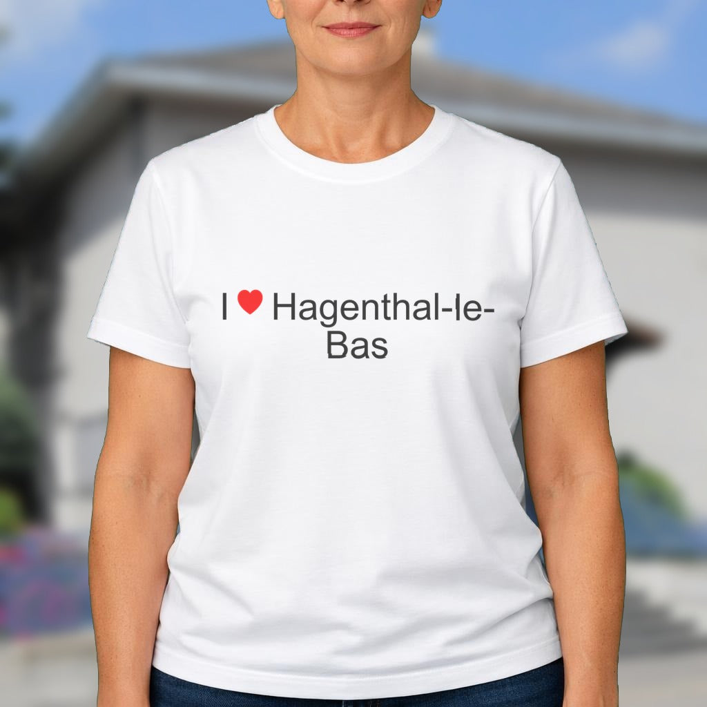 T-shirt I love hagenthal-le-bas