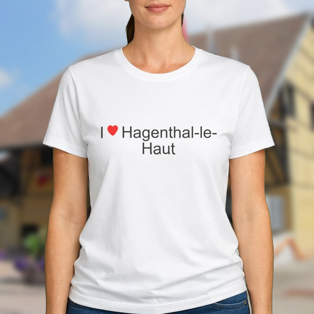 T-shirt I love hagenthal-le-haut