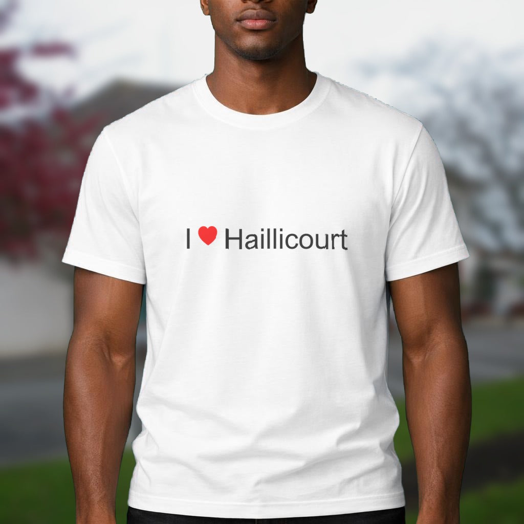 T-shirt I love haillicourt