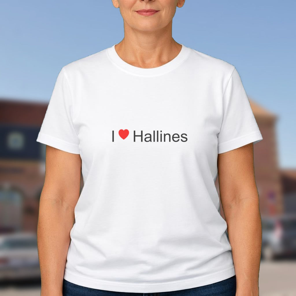 T-shirt I love hallines