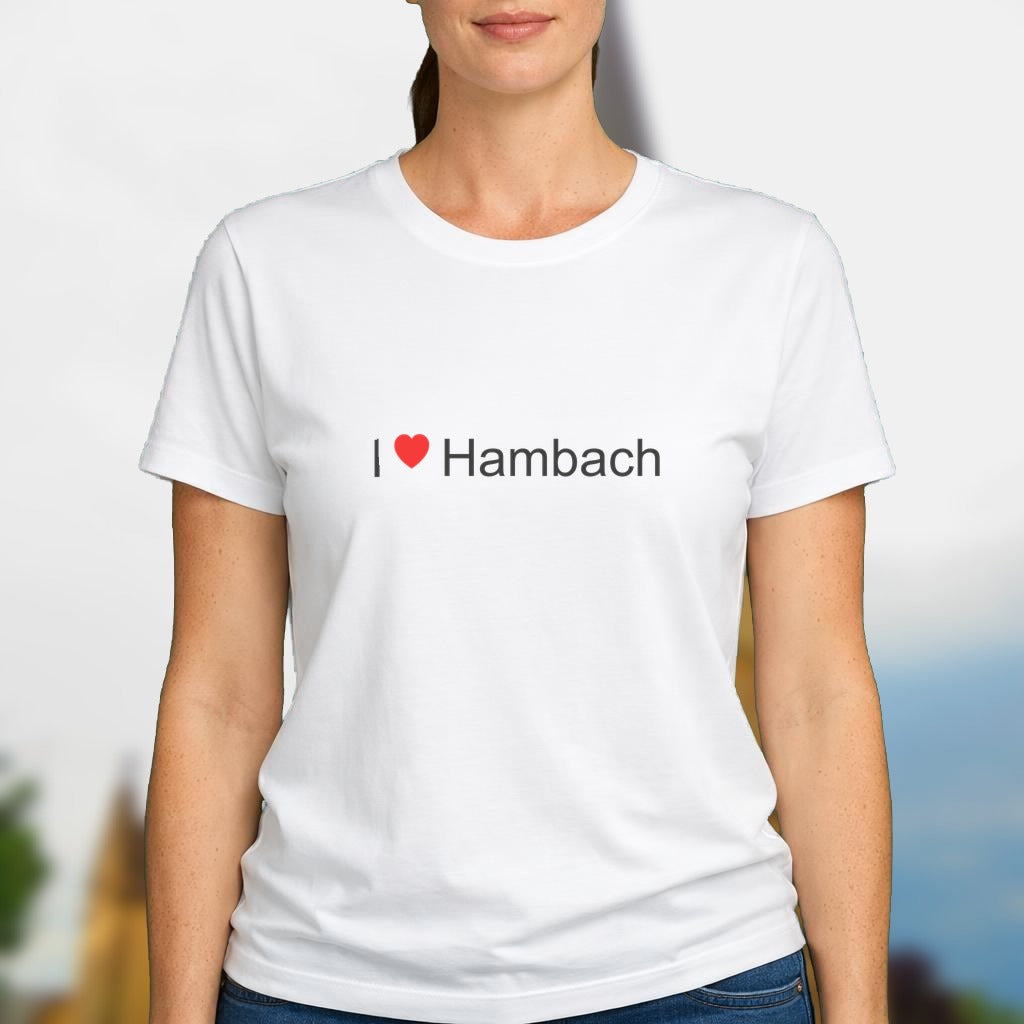 T-shirt I love hambach