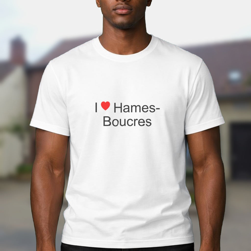 T-shirt I love hames-boucres