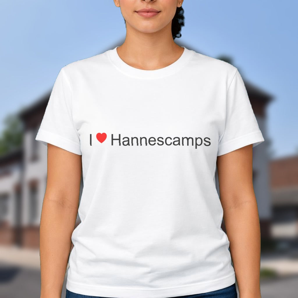 T-shirt I love hannescamps