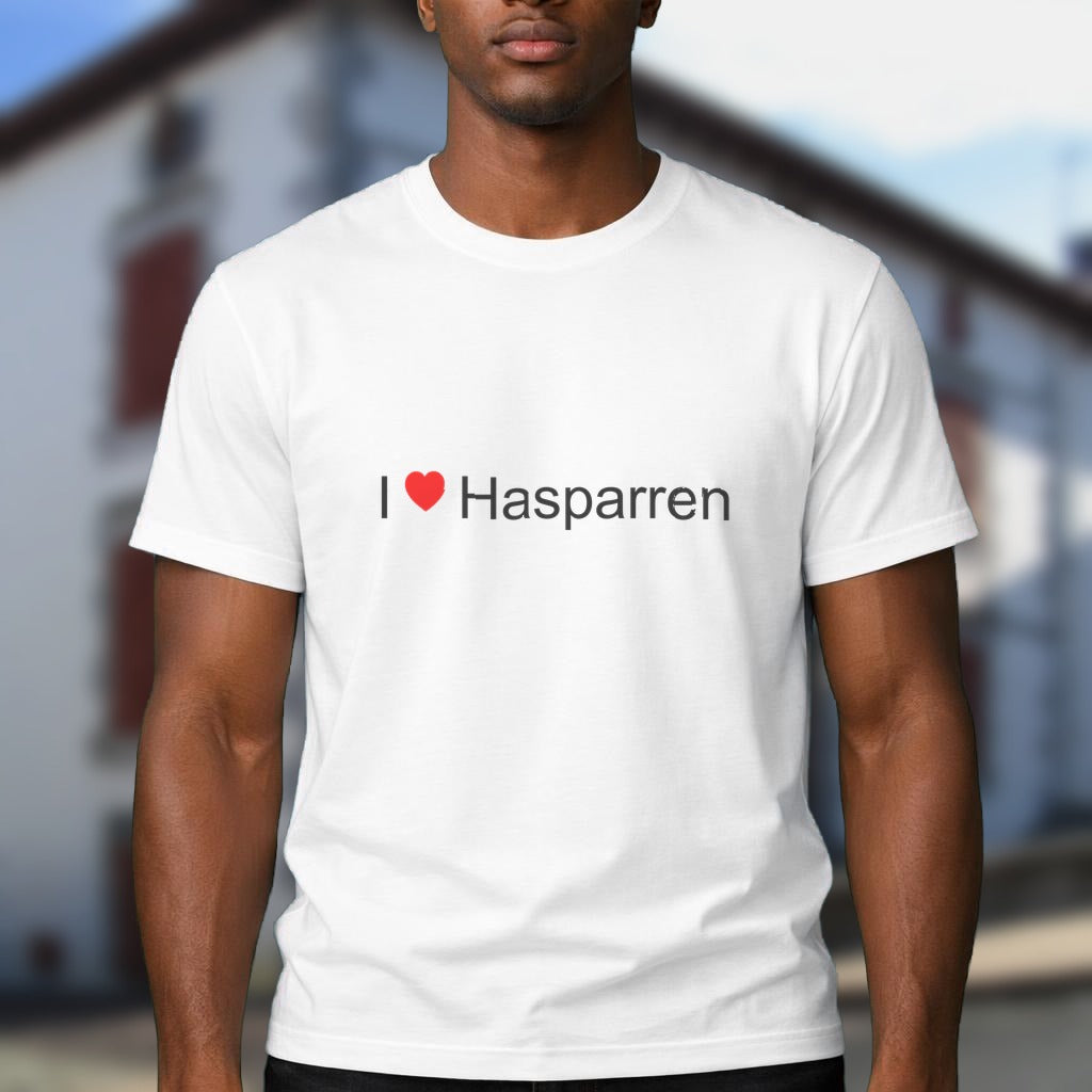 T-shirt I love hasparren