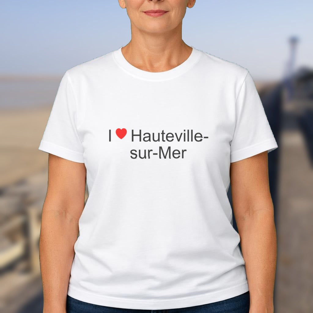 T-shirt I love hauteville-sur-mer