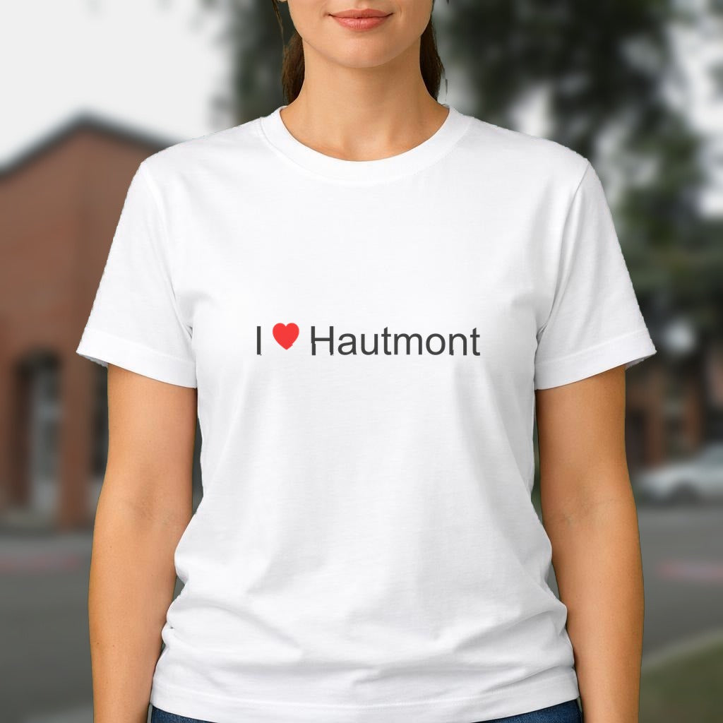 T-shirt I love hautmont