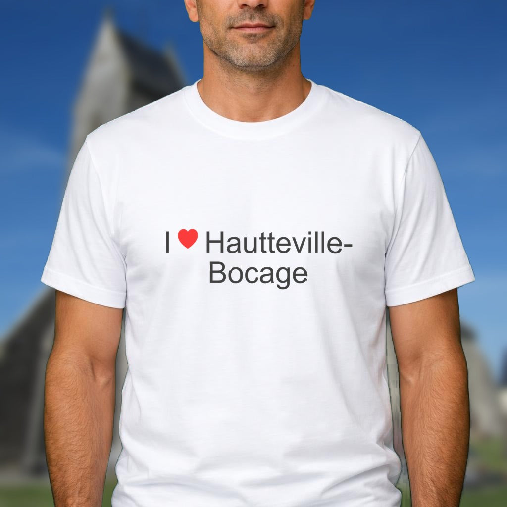 T-shirt I love hautteville-bocage