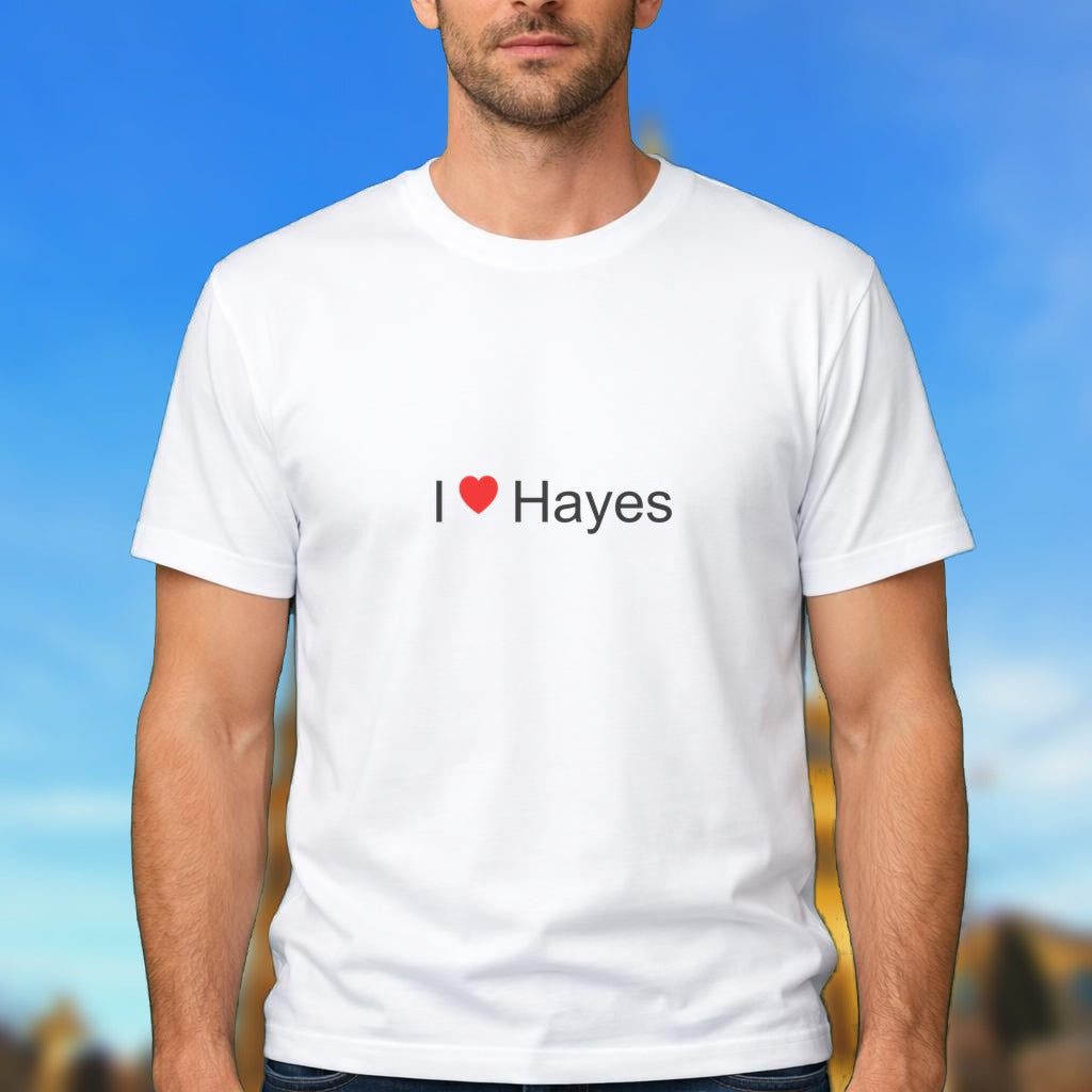 T-shirt I love hayes