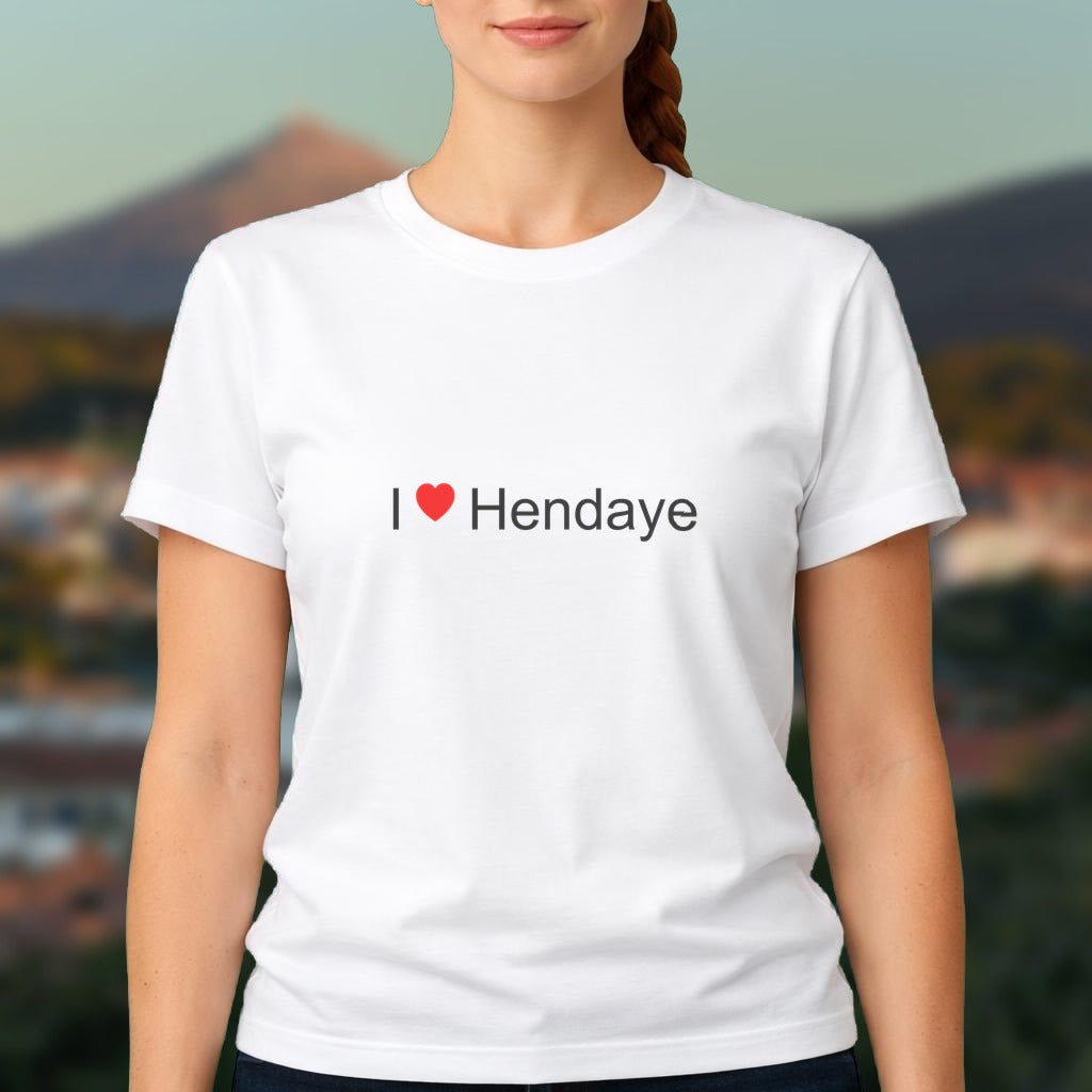 T-shirt I love hendaye