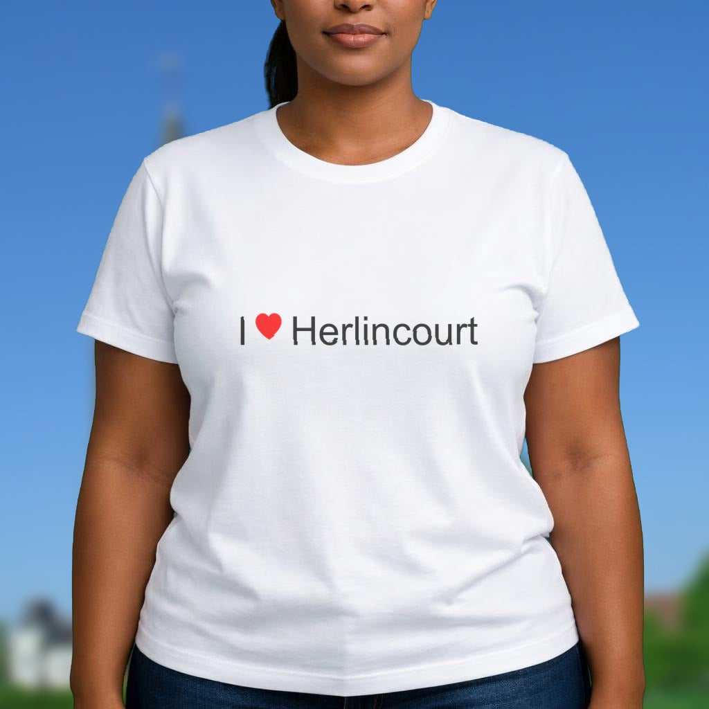 T-shirt I love herlincourt