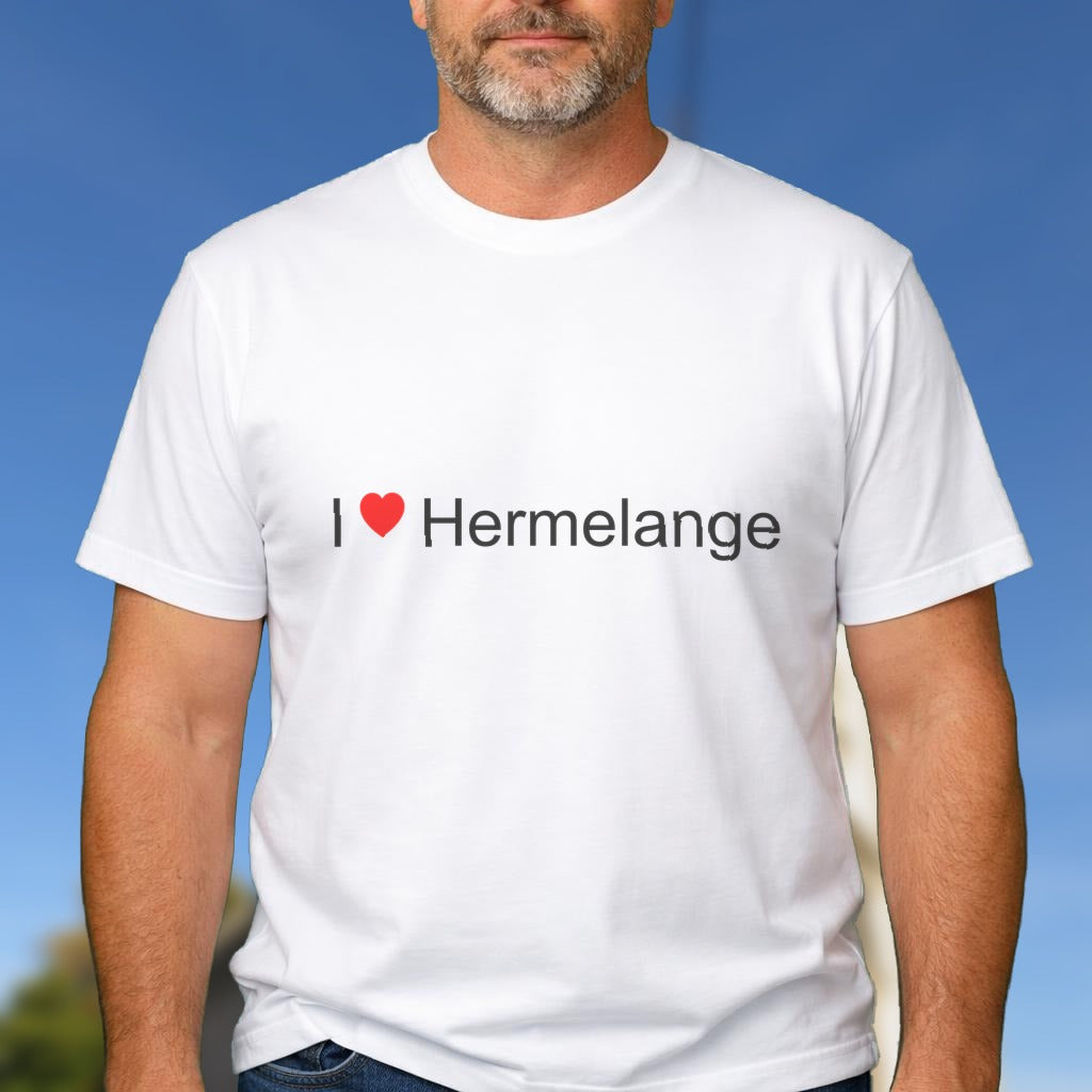 T-shirt I love hermelange