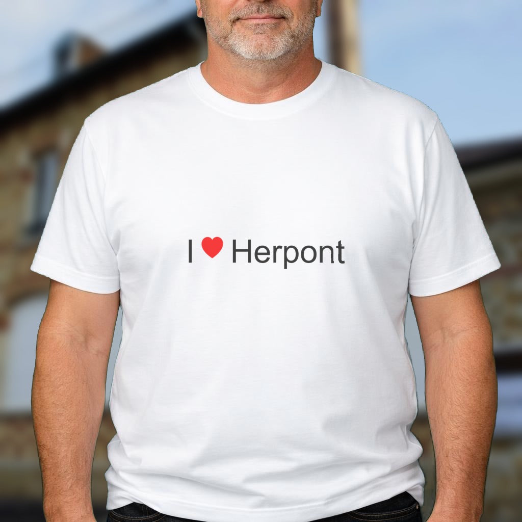 T-shirt I love herpont