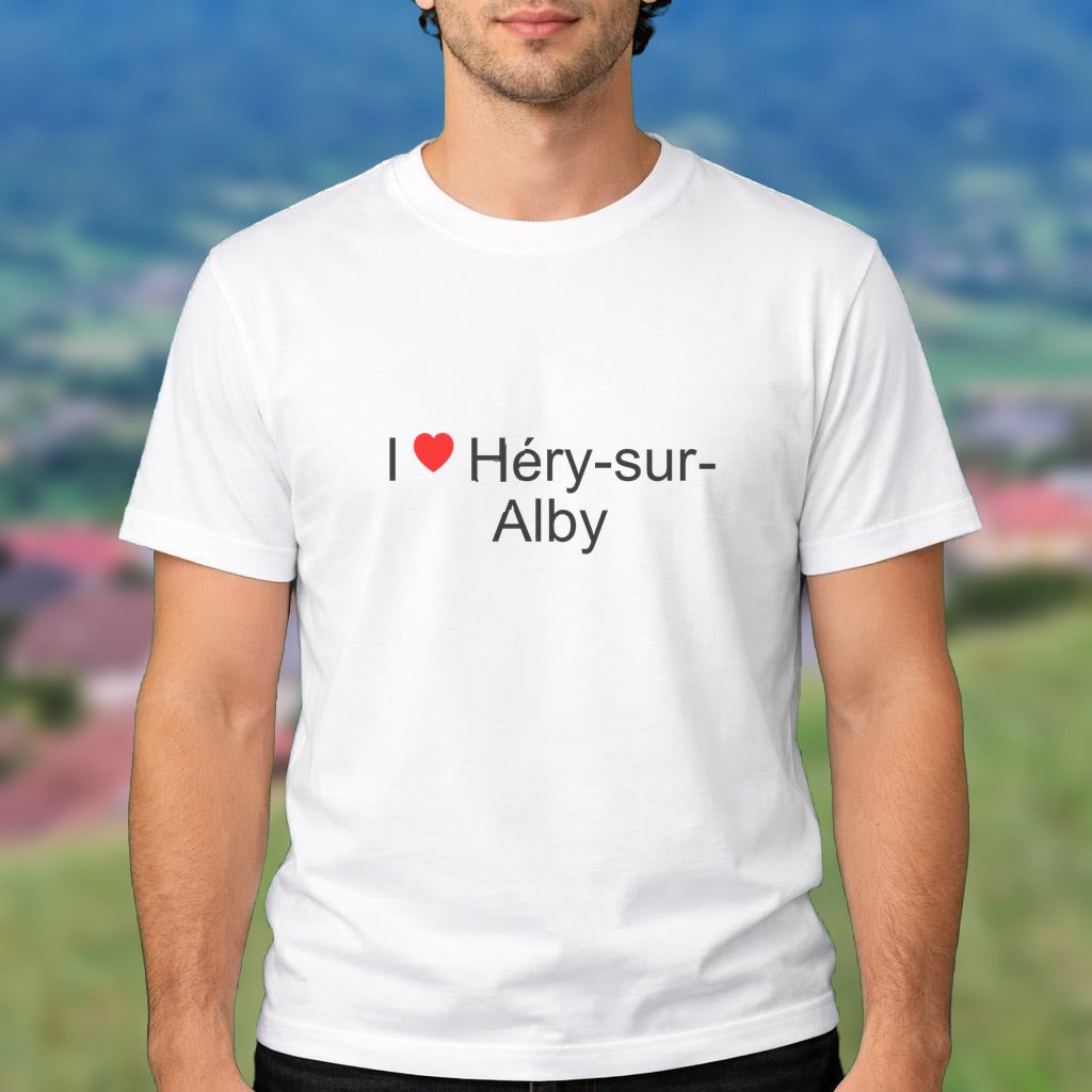T-shirt I love héry-sur-alby