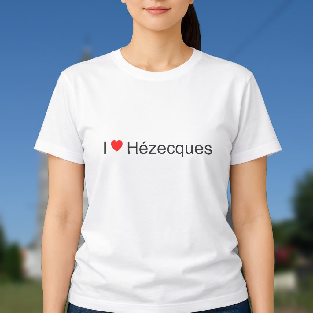 T-shirt I love hézecques