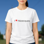 T-shirt I love hézecques