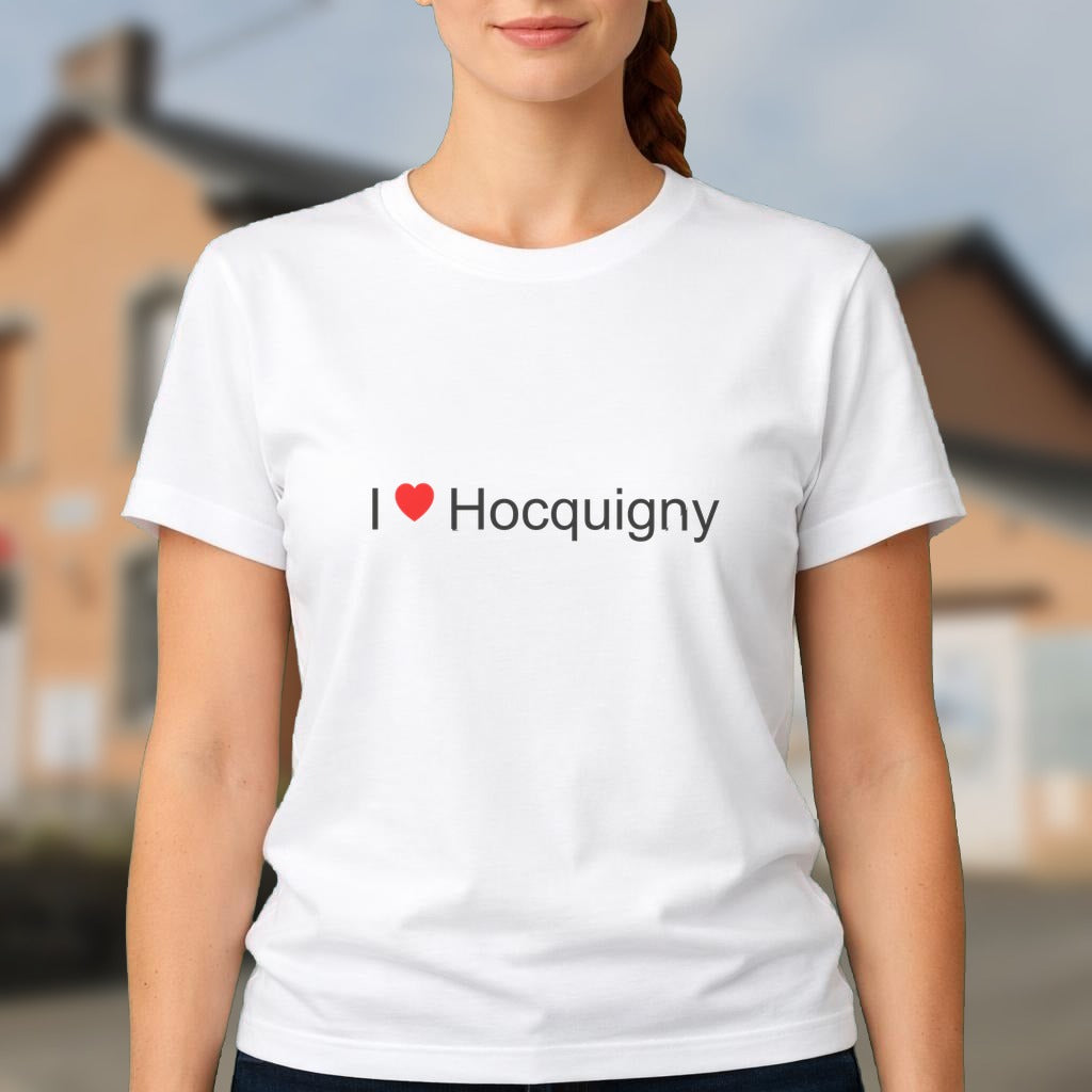 T-shirt I love hocquigny