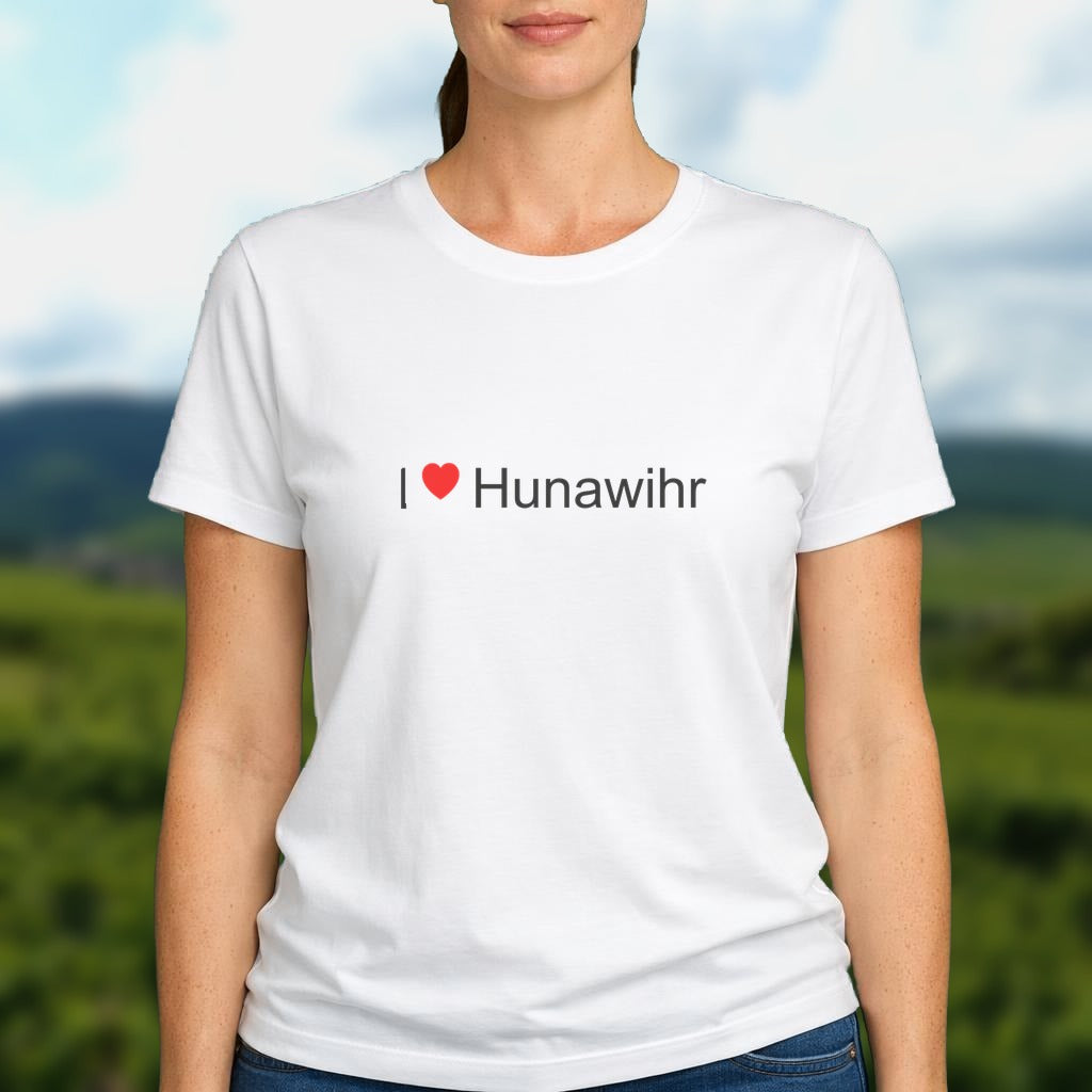 T-shirt I love hunawihr