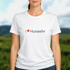 T-shirt I love hunawihr