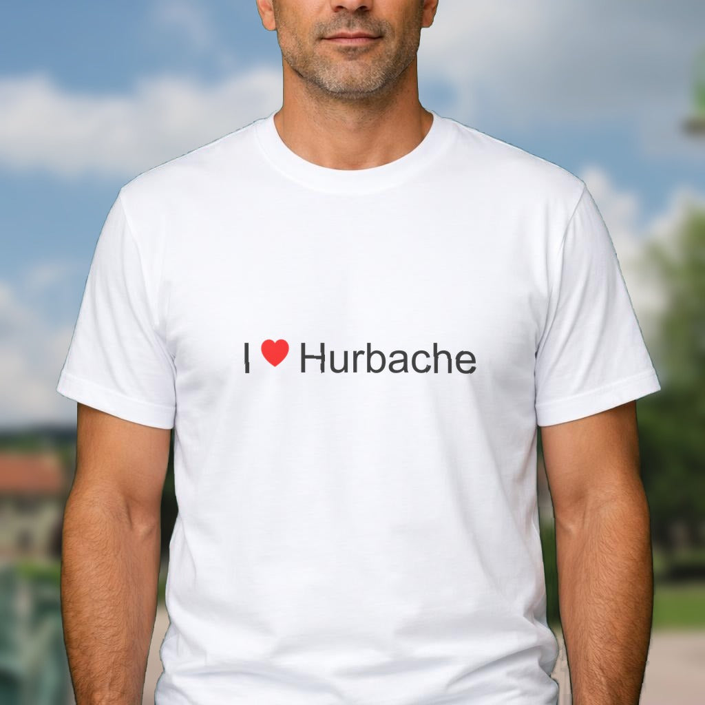 T-shirt I love hurbache