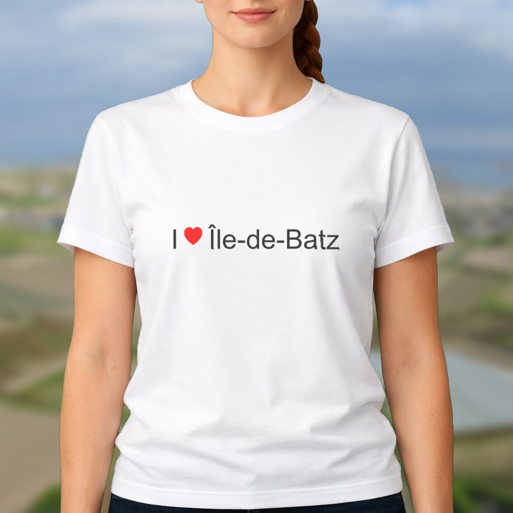 T-shirt I love île-de-batz