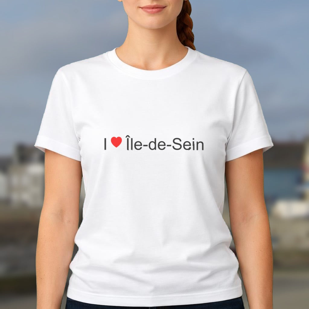 T-shirt I love île-de-sein