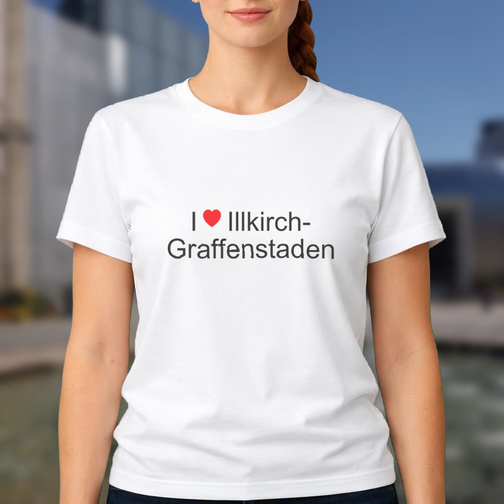 T-shirt I love illkirch-graffenstaden