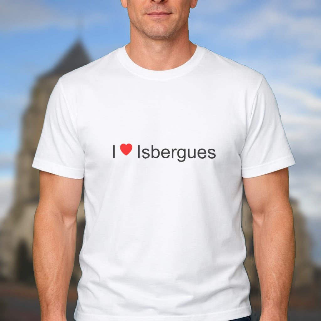 T-shirt I love isbergues