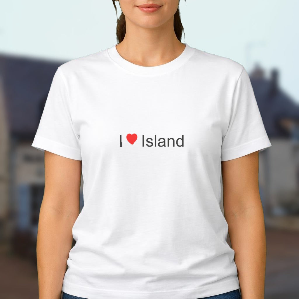 T-shirt I love island