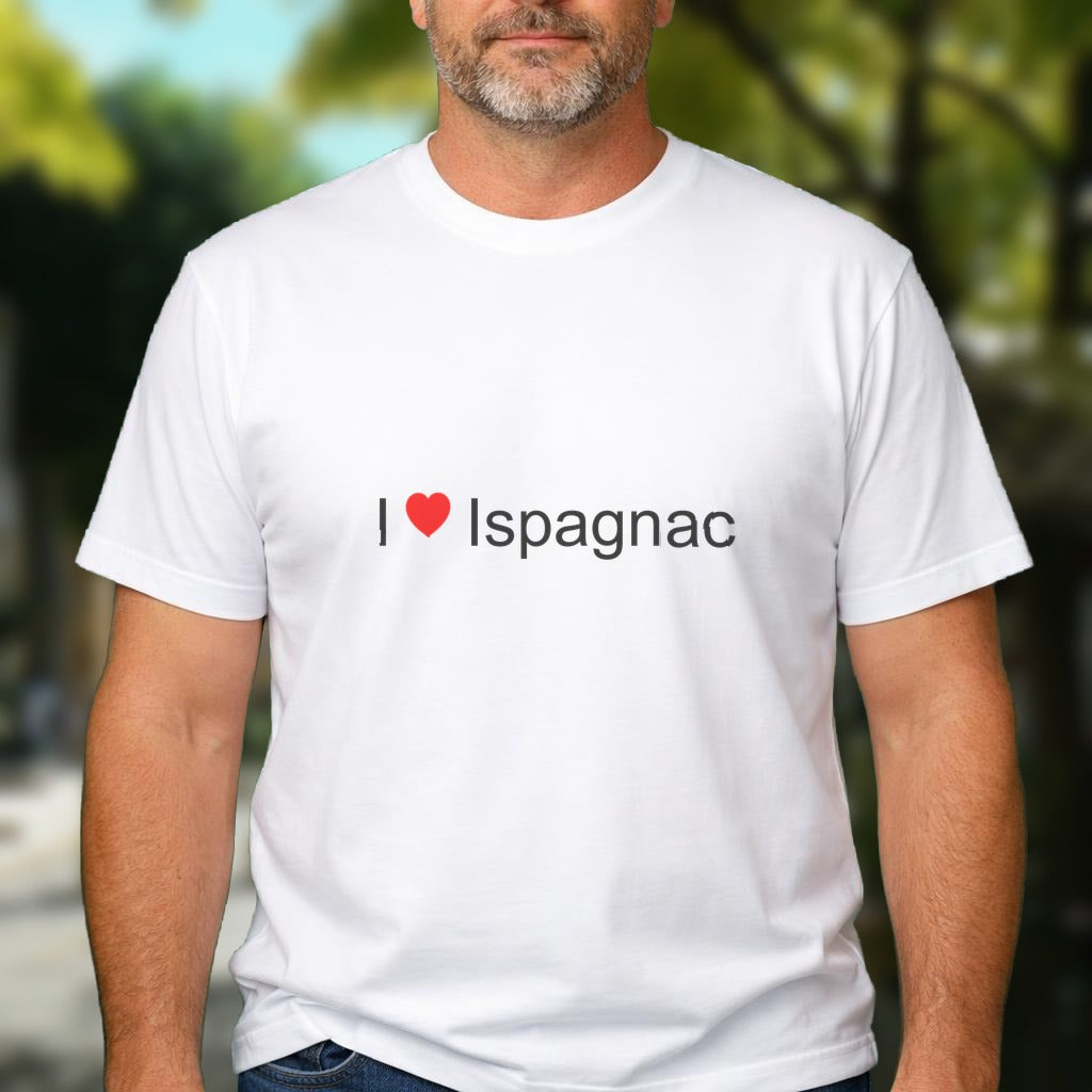 T-shirt I love ispagnac