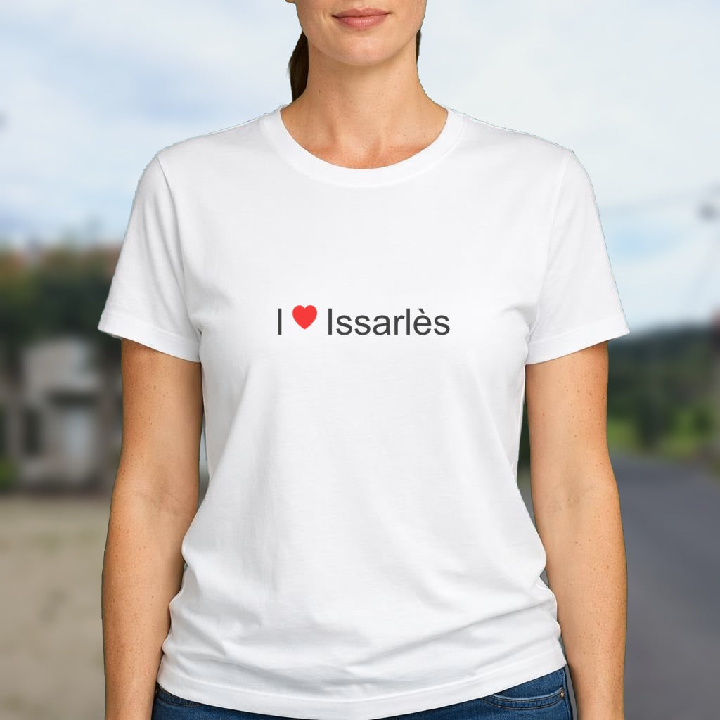 T-shirt I love issarlès