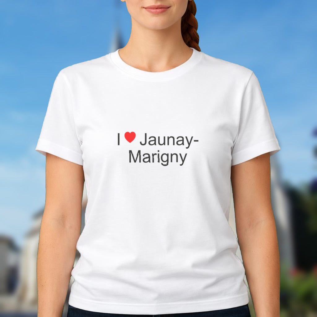 T-shirt I love jaunay-marigny