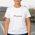 T-shirt I love javené