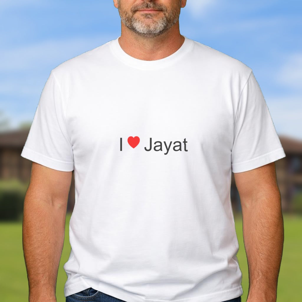 T-shirt I love jayat