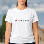 T-shirt I love jeanménil