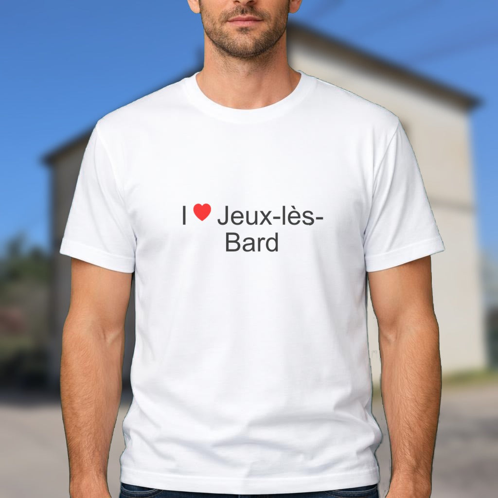 T-shirt I love jeux-lès-bard