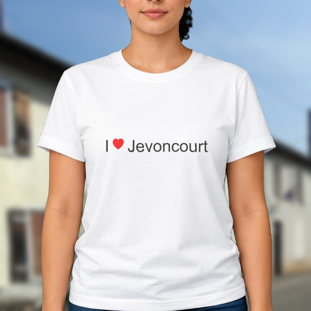 T-shirt I love jevoncourt
